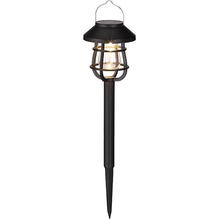 Living Accents Living Accents Black Solar Powered 0.06 W LED Pathway Light 1 pk GLE70446